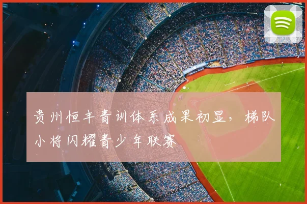 贵州恒丰青训体系成果初显，梯队小将闪耀青少年联赛